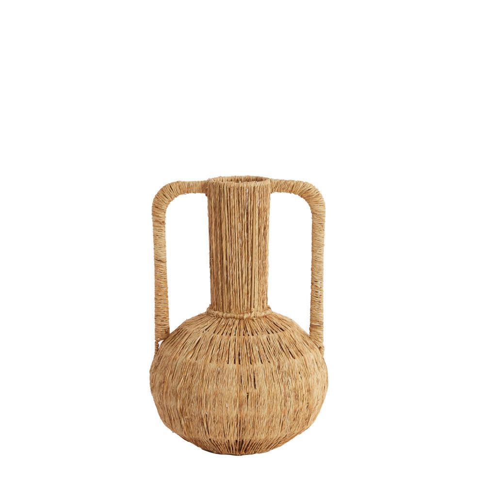 VASE Blenza - Braun - 24/24/37 cm - Braun, Textil (37cm) - Light & Living