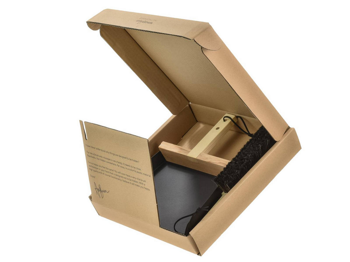 KEHRSCHAUFEL & HANDBESEN Premium Set - Schwarz, Metall (30.5/6/31.5cm) - by Benson