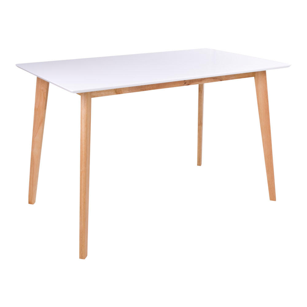 ebuy24 Esstisch Weiß 70x75x120 cm