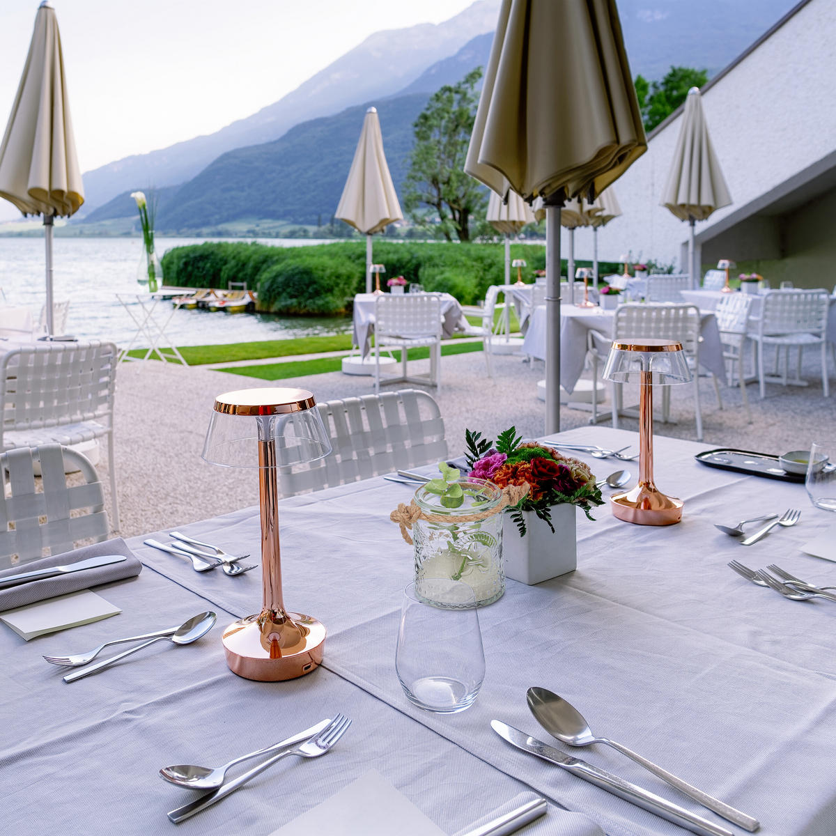 12XWINDLICHT - Transparent, Glas/Textil (6/7/6cm) - Relaxdays