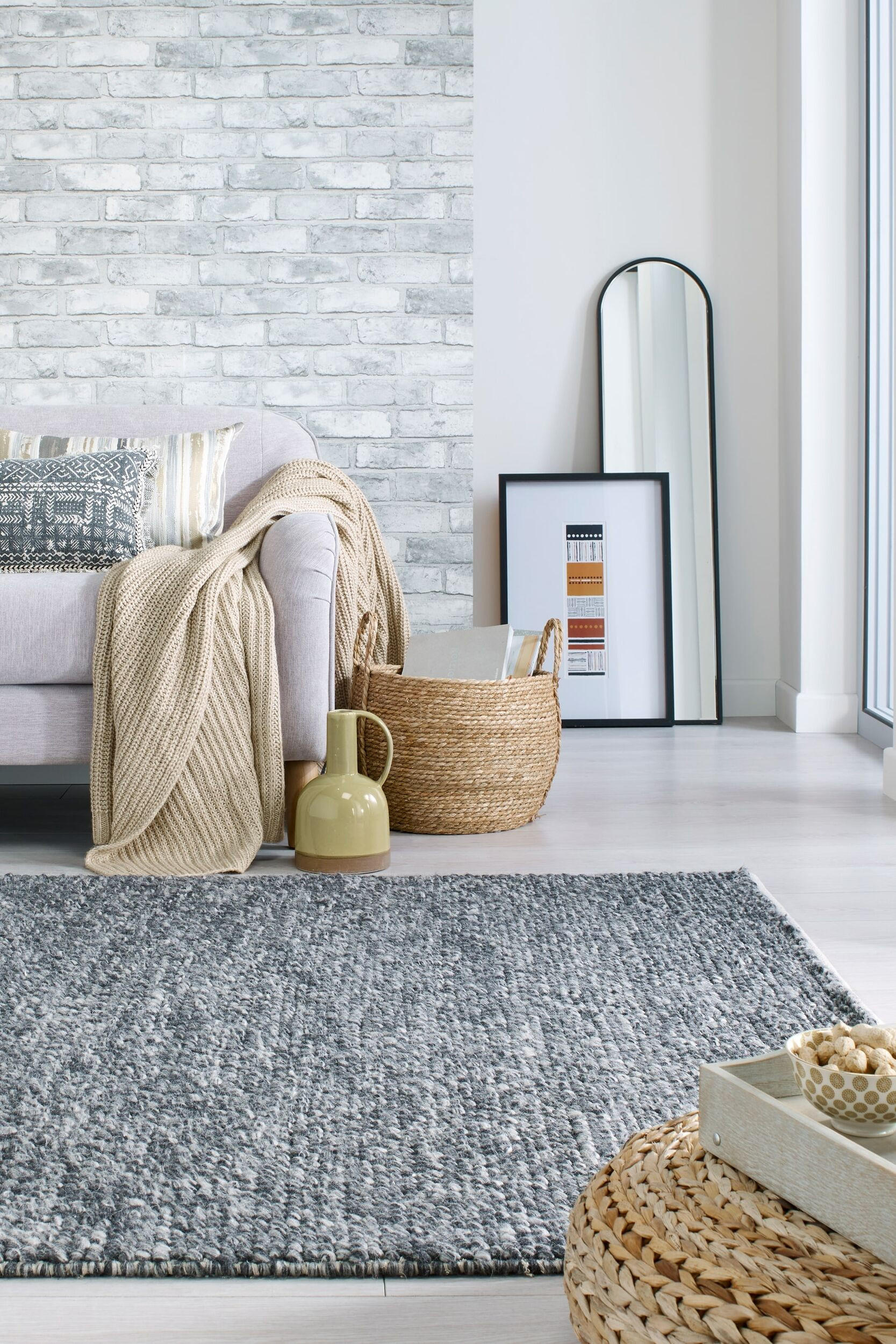 TEPPICH Uni-Design, hochdicht MEDWAY, Anthrazit 120x170 cm - Anthrazit, Textil (120/170cm) - KADIMA DESIGN