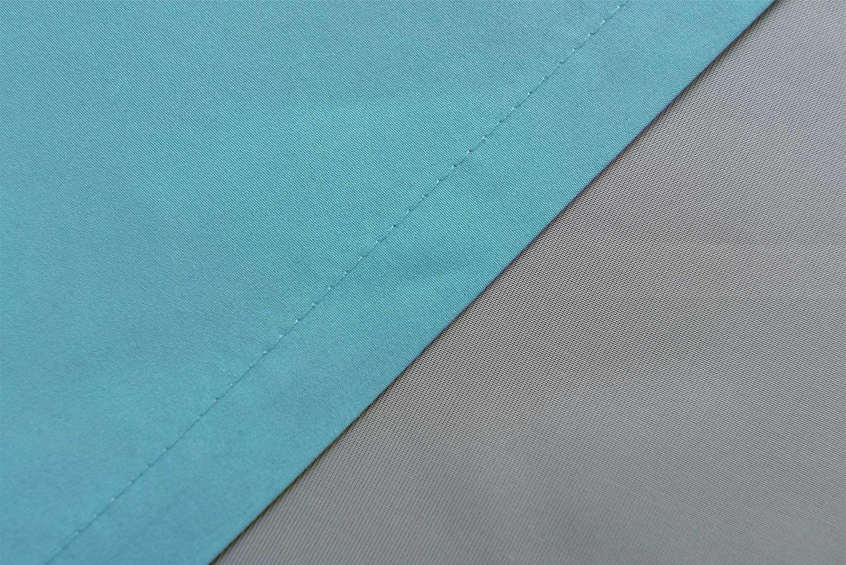 VORHANG 2ER SET BERLIN HxB 175x140cm Türkis - Türkis, Textil (140/175/175cm) - Gardinenbox