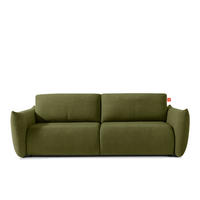 3-SITZER-SOFA LAVIS, Dunkelgrün - Dunkelgrün, Holz/Textil (242/87/111cm) - KONSIMO®