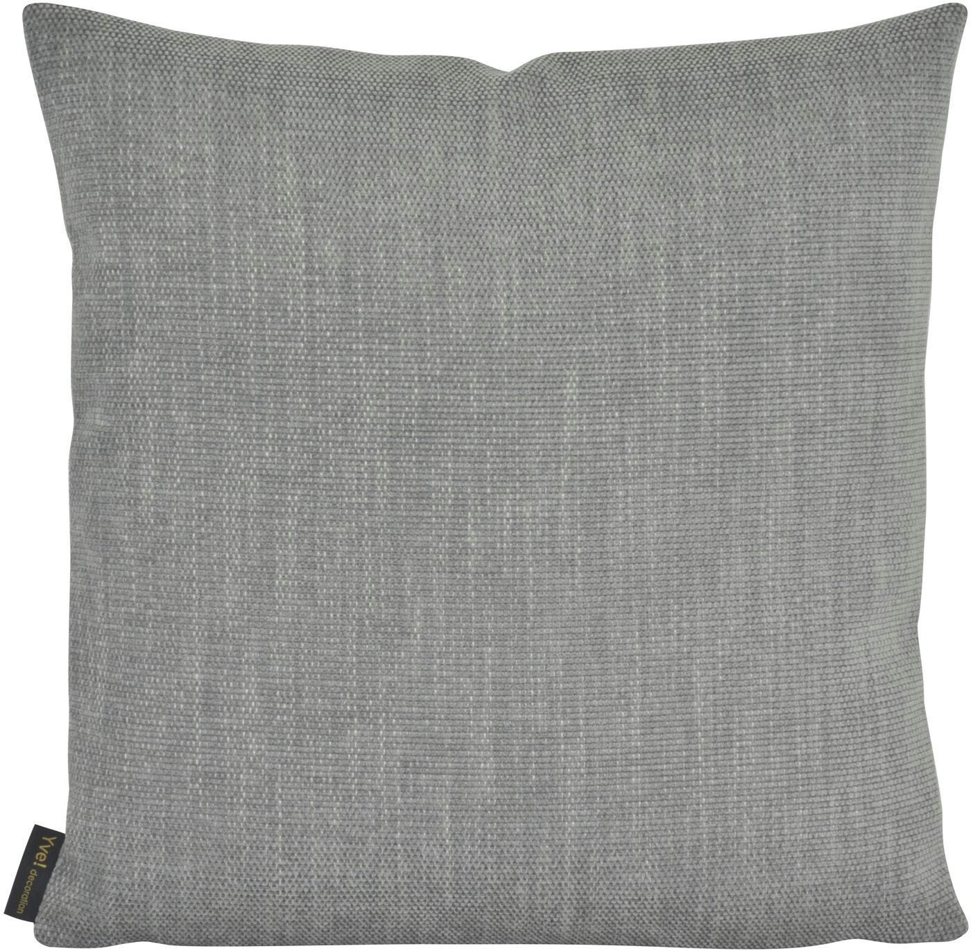 KISSENHÜLLE ONTARIO - Grau, Textil (50/50cm) - Yve! decoration