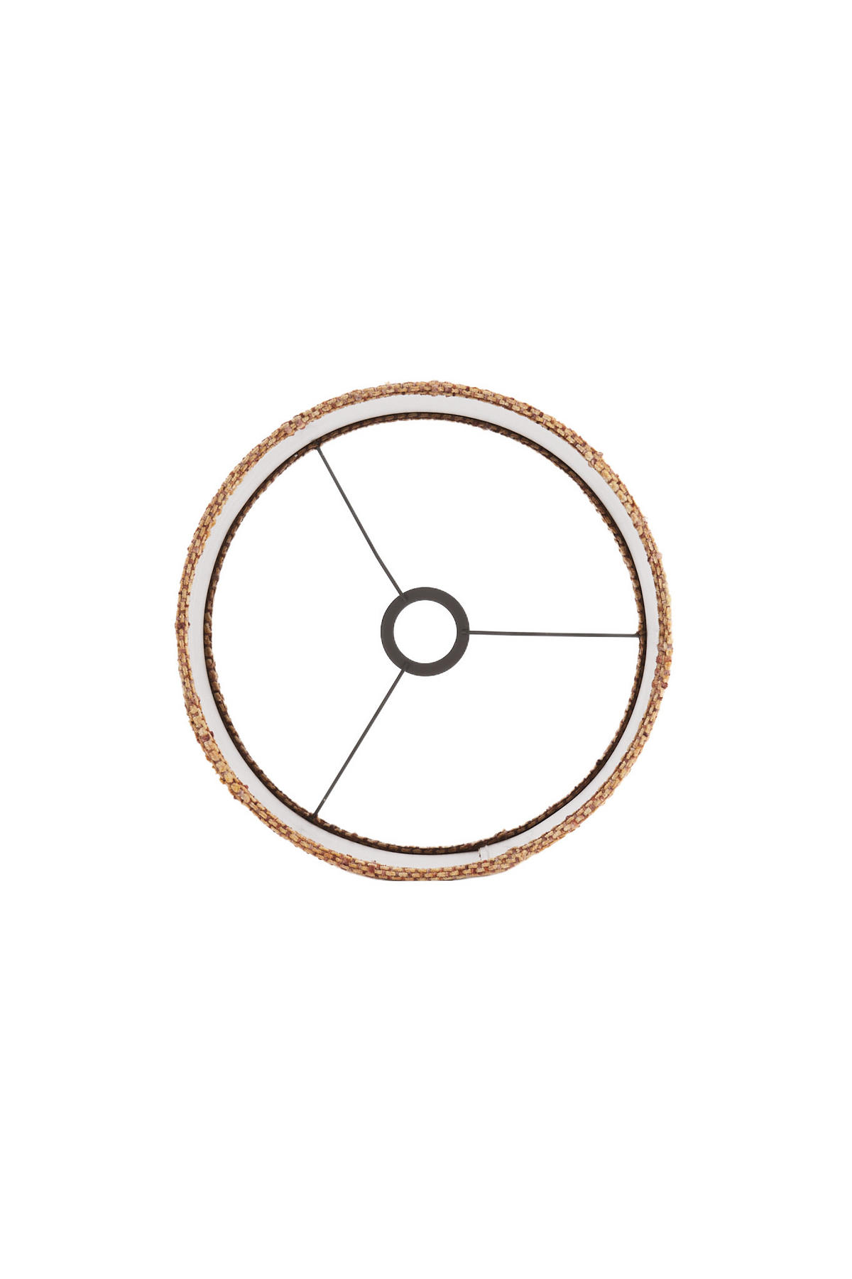 LAMPENSCHIRM Osire Braun 30/30/32 cm - Braun, Textil (30/30/32cm) - Light & Living