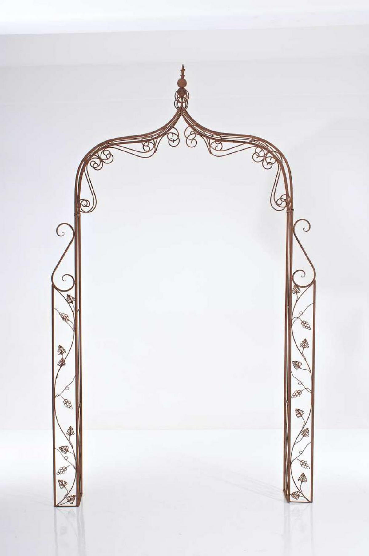 ROSENBOGEN Metall Antik Braun - Braun, Metall (143/248/30cm) - CLP