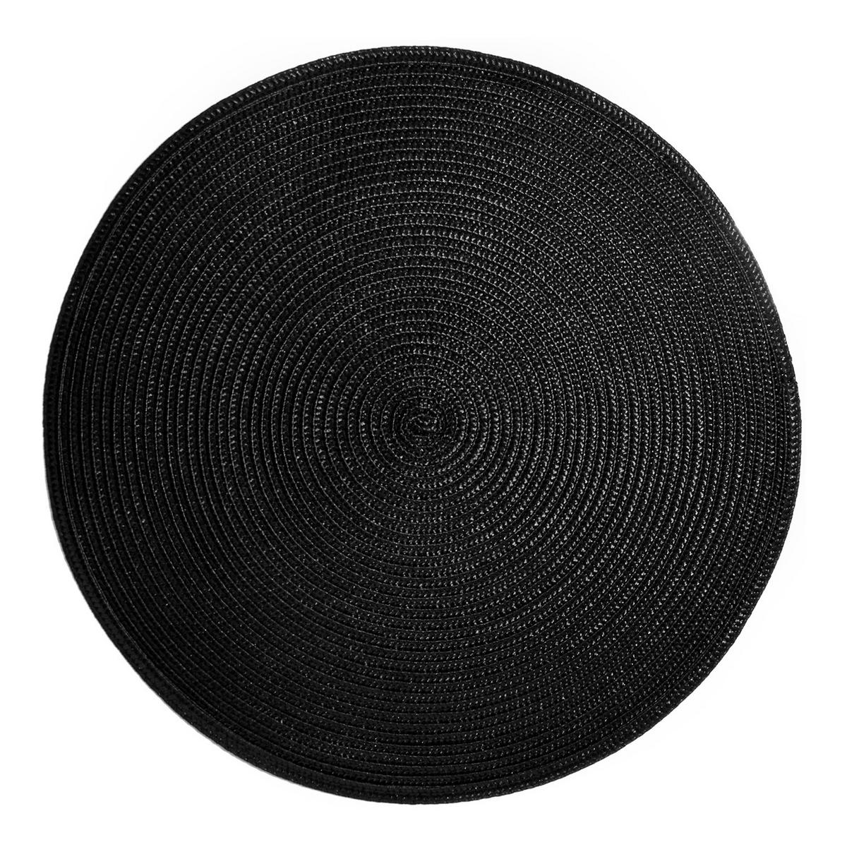 TISCHSET (6er Set) Ambiente - Schwarz, Kunststoff (38/38cm) - Butlers