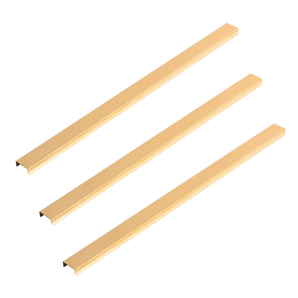 DEKOLEISTE FIRE - Gold, 50 cm - Goldfarben, Metall (50/1.3/2.7cm) - Home Deluxe