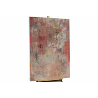 ACRYLBILD HANDGEMALT 80/120 cm - Pink/Rot, Holz/Textil (2.16/120cm) - KUNSTLOFT