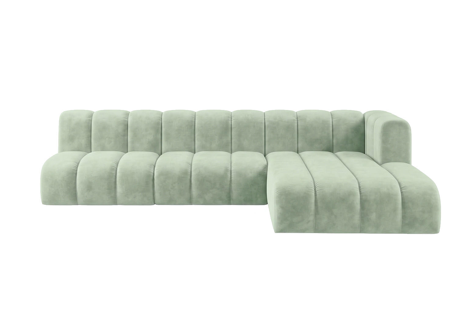Kaiser Möbel Ecksofa Mintgrün 295x179 cm