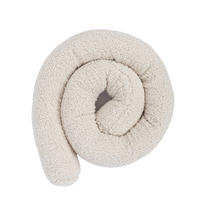 BETTUMRANDUNGSSCHUTZ Bettschlange aus Teddystoff, 200 cm, Beige-Creme - Creme, Textil - MeowBaby