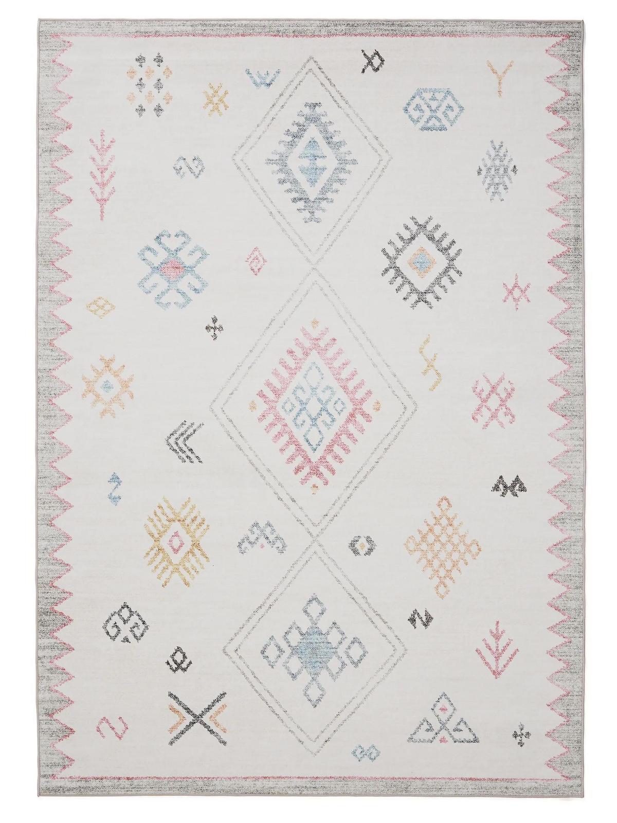 VINTAGE-TEPPICH George waschbar 160x230 cm - Multicolor, Kunststoff (160/230cm) - benuta