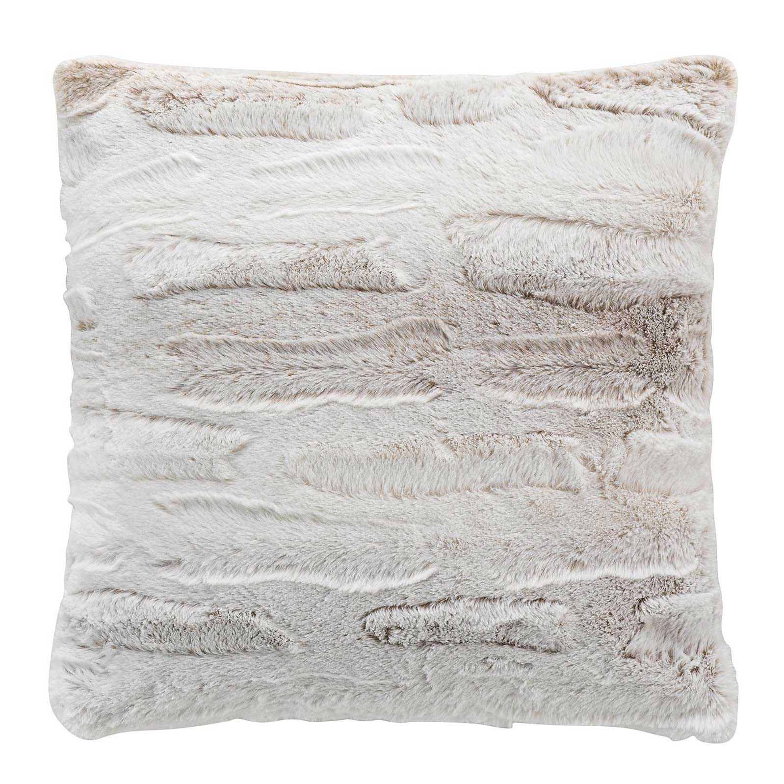 DEKOKISSENBEZUG Lynx 45/45/15 cm - Weiß, Textil (45/45cm) - Douceur d´intérieur