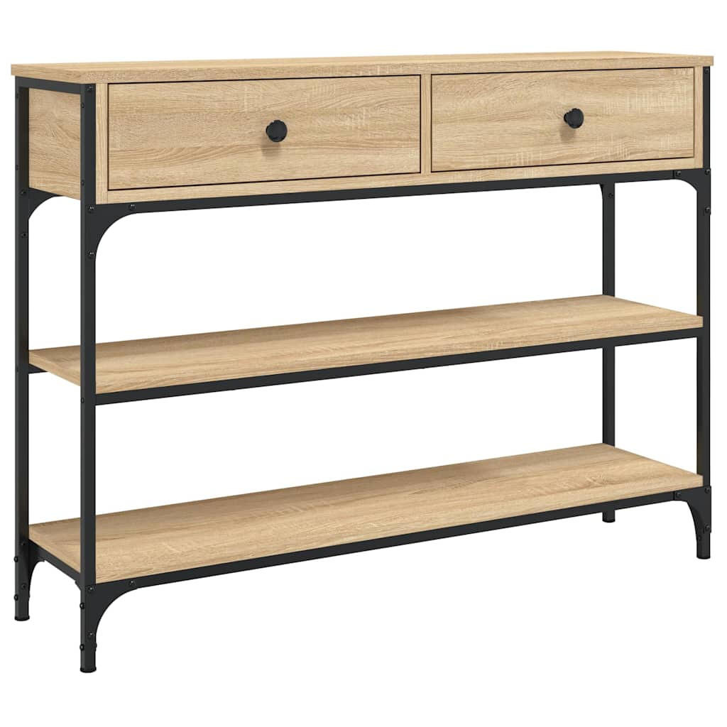 vidaXL Konsolentisch Braun 25x75x100 cm