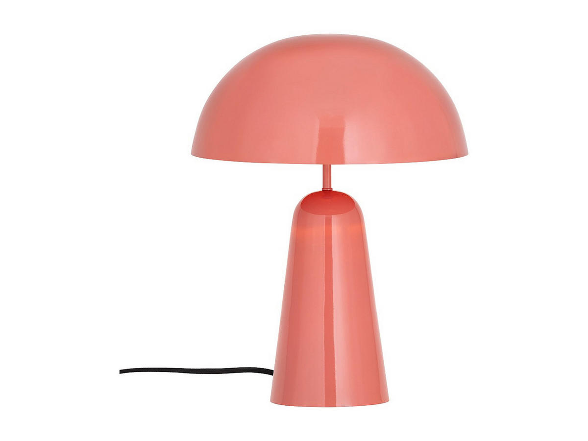 TISCHLAMPE - 39 cm x 39 cm - Metall - Rosa LARKIN - Pink, Metall (39/39/52cm) - Vente-Unique