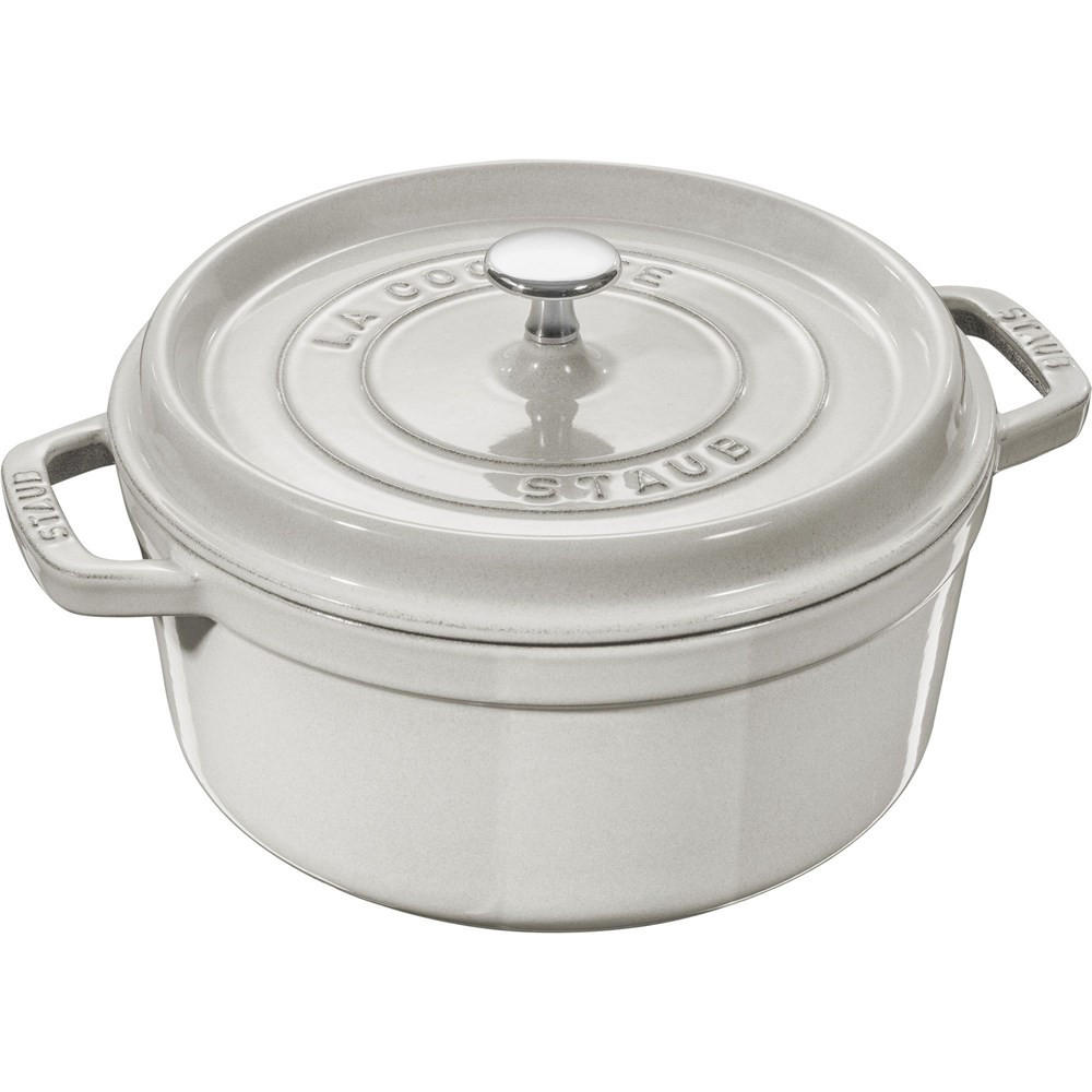 TOPF Weiß 26.5/20/14.5 cm 405014100 - Weiß, Metall (20cm) - Staub