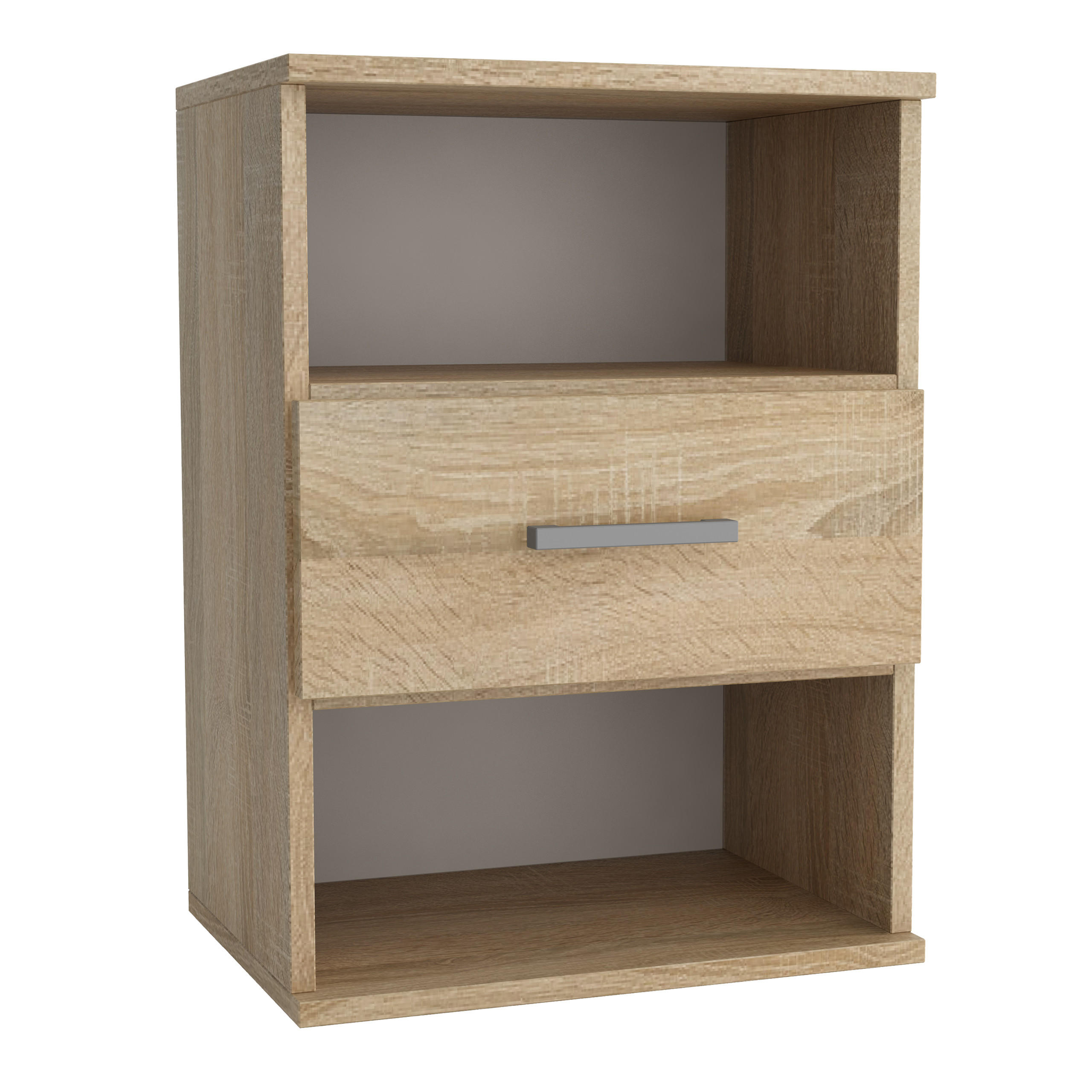 NACHTTISCH NOCTA 48/65,5/35 cm Sonoma Eiche - Sonoma Eiche, Holzwerkstoff (48/65.5/35cm) - MASSENO