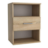 NACHTTISCH NOCTA 48/65,5/35 cm Sonoma Eiche - Sonoma Eiche, Holzwerkstoff (48/65.5/35cm) - MASSENO