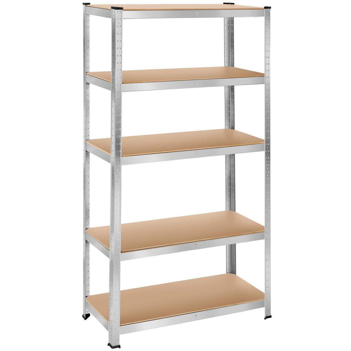 SCHWERLASTREGAL ,schnelle Montage,silber - Silberfarben, Metall (40/180/90cm) - tectake