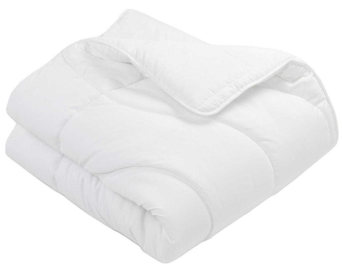 BETTDECKE, 135x200 cm, 100% Polyester, Weiß - Weiß, Textil (135/200cm) - Zollner