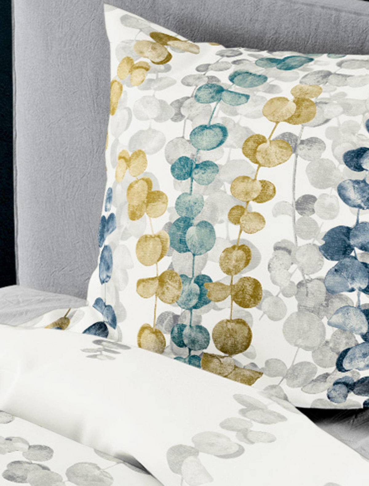 BETTWÄSCHE Mako-Satin 3975 - Blau, Textil (155/220cm) - Bierbaum