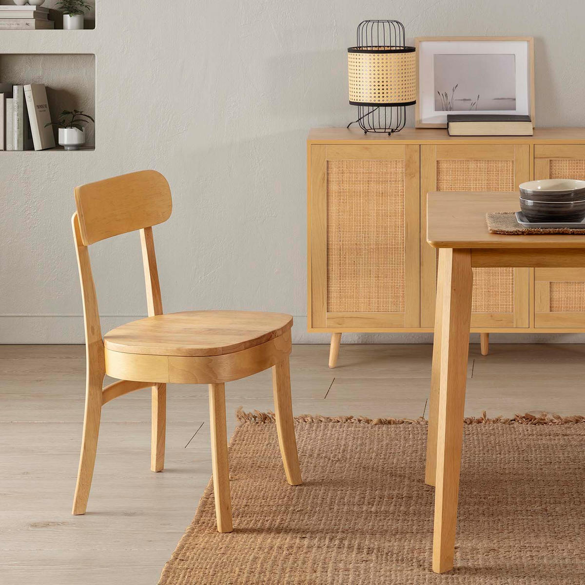 STUHL-SET 2 Nala Eichenfarbe, Massivholz - Honigeiche, Holz (45/83/49cm) - VS Venta-stock