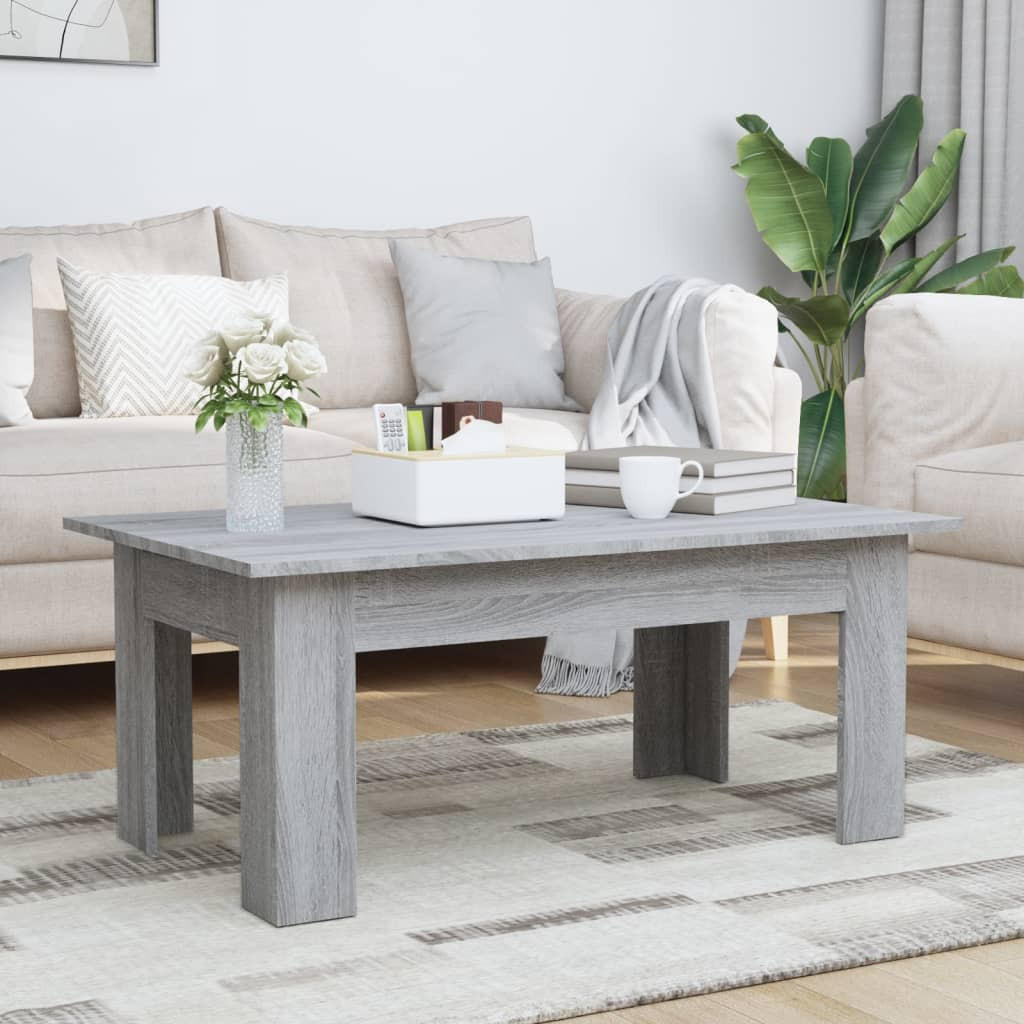 COUCHTISCH Grau Sonoma 100x60x42 cm Holzwerkstoff - Grau, Holzwerkstoff (60/100/42cm) - furnicato