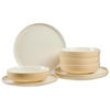 TAFELSERVICE Jasper vanille 8er Set - Gelb, Keramik (1/1/1cm) - Ritzenhoff Breker