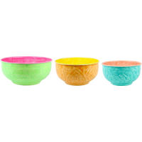 SCHALEN Portofino Eisen 3-tlg. - Goldfarben, Metall (12.5cm) - FURNARO