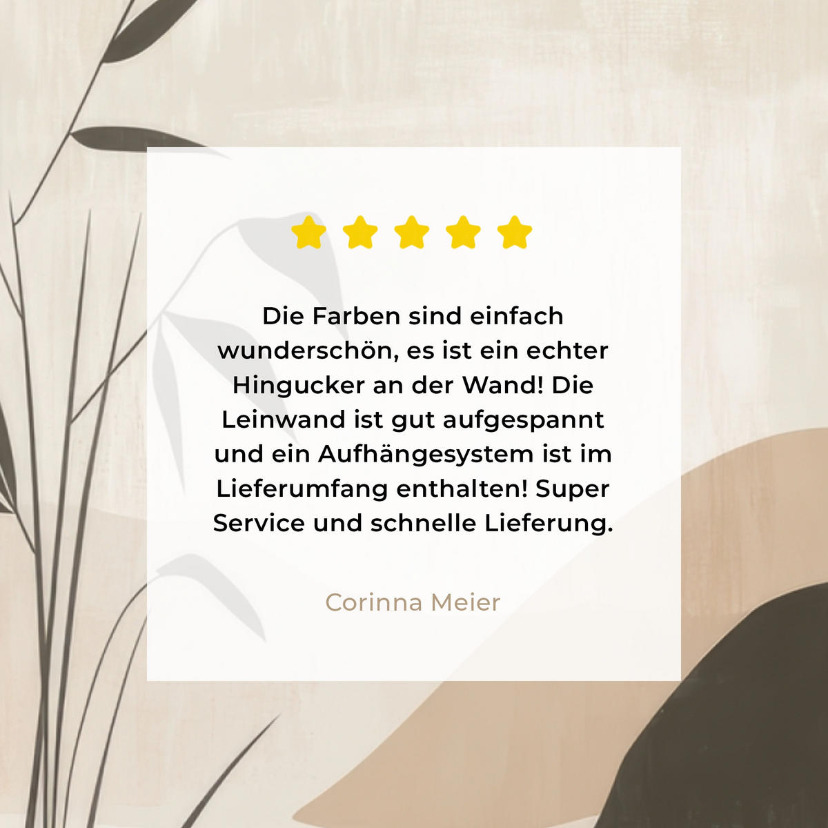 LEINWANDBILD Japandi - Landschaft - Beige Wandbilder 80x60 cm - Cognac, Textil (80/60cm) - MuchoWow