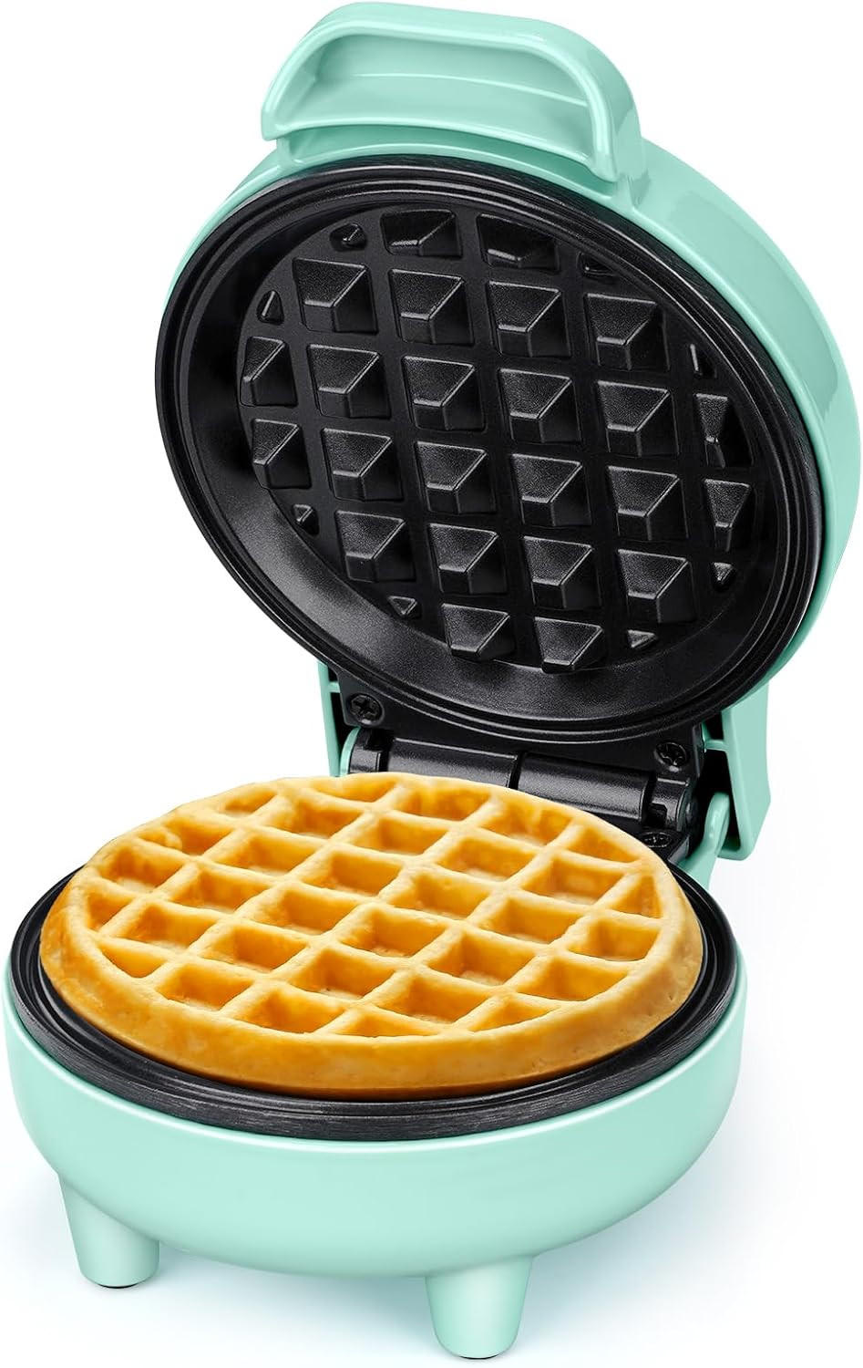 WAFFELEISEN Grün, 10 cm Backfläche - Grün, Metall (10.5/18.3/14.6cm) - YASHE