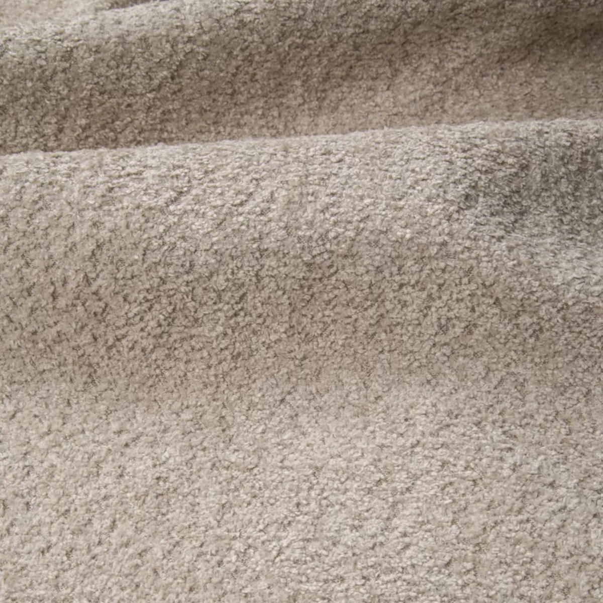 ECKSOFA RECHTS Bouclé-Stoff Beige 286cm - Beige, Textil (286/169cm) - Sia Home