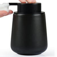 SEIFENSPENDER Keramik Schwarz 350 ml - Schwarz, Keramik (5.8/12.5/9.2cm)
