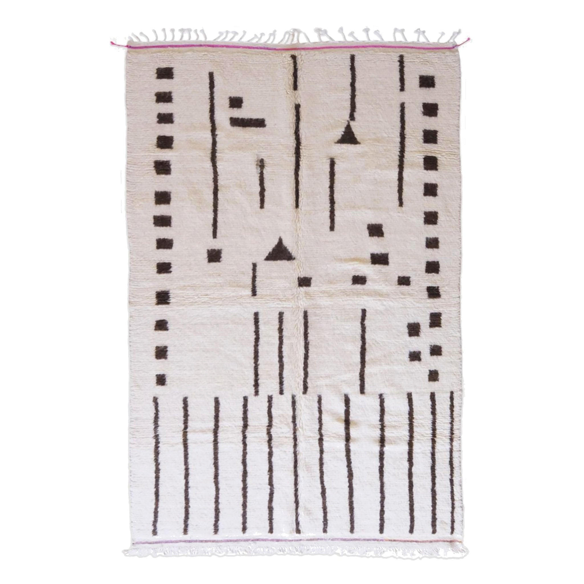 BERBERTEPPICH aus reiner Wolle 194x 295 cm - Beige, Naturmaterialien (194/295cm) - AFK Living