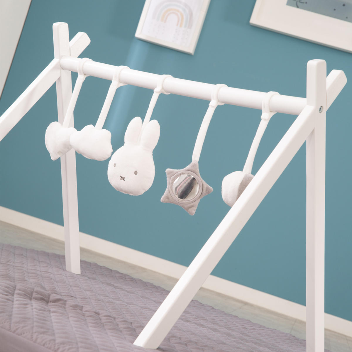 ANHÄNGERSET für Spieltrapez Miffy - Weiß, Textil (24/2.3/22cm) - Roba