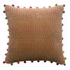 KISSEN camelfarben 45 x 45 cm Vivaraise - Hellbraun, Textil (45/45cm) - Vivaraise