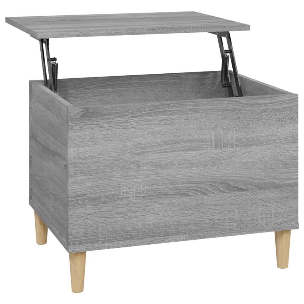 COUCHTISCH Grau Sonoma 60x44,5x45 cm Holzwerkstoff - Grau, Holzwerkstoff (44.5/60/45cm) - furnicato
