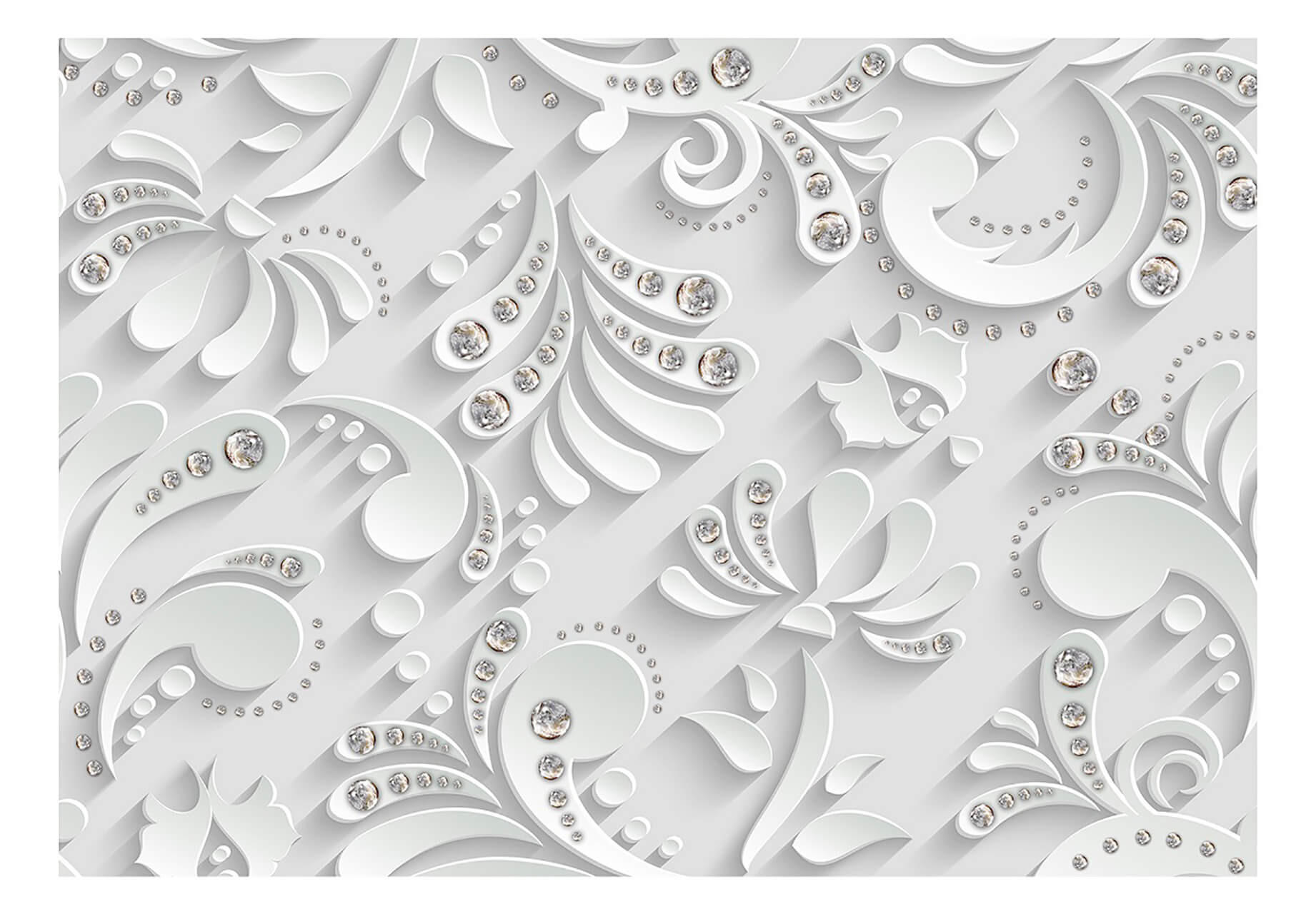 VLIESTAPETE 150/105 cm - Weiß, Textil (150/1cm) - KUNSTLOFT