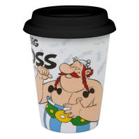 KAFFEEBECHER Characters Coffee to Go mit Deckel - Big Boss - Naturfarben, Keramik (0.38L) - Könitz