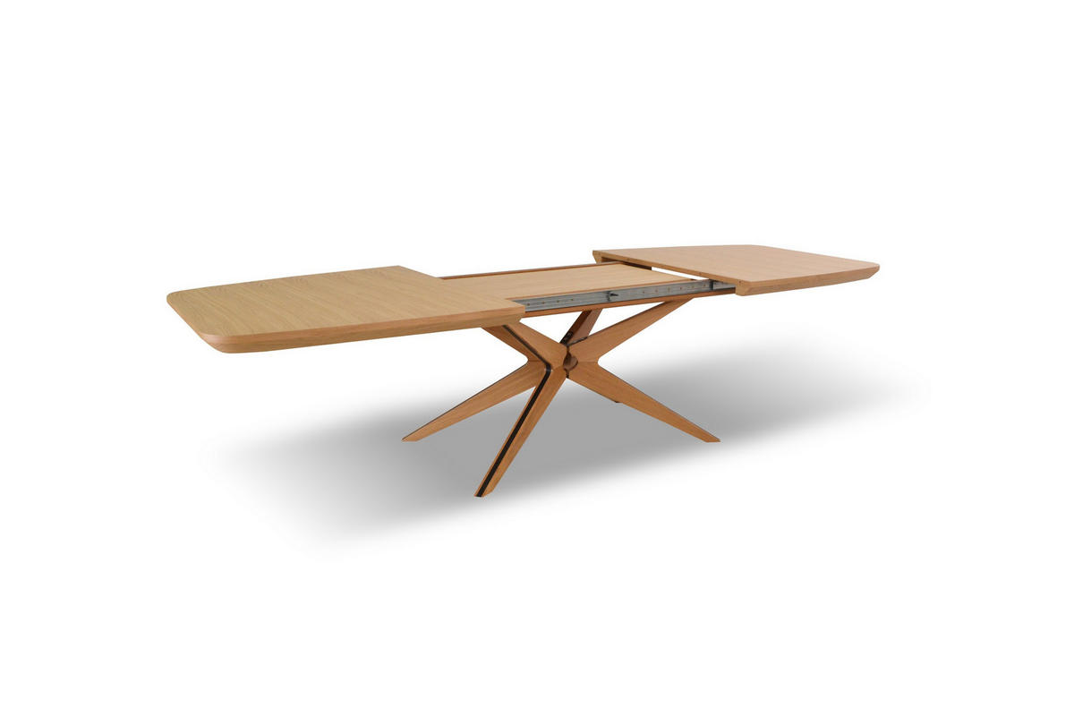 ESSTISCH SOLIDO Ausziehbar 200 - 300 / 110 x 76 cm - Eichefarben, Holz (200/110/76cm) - MASSENO