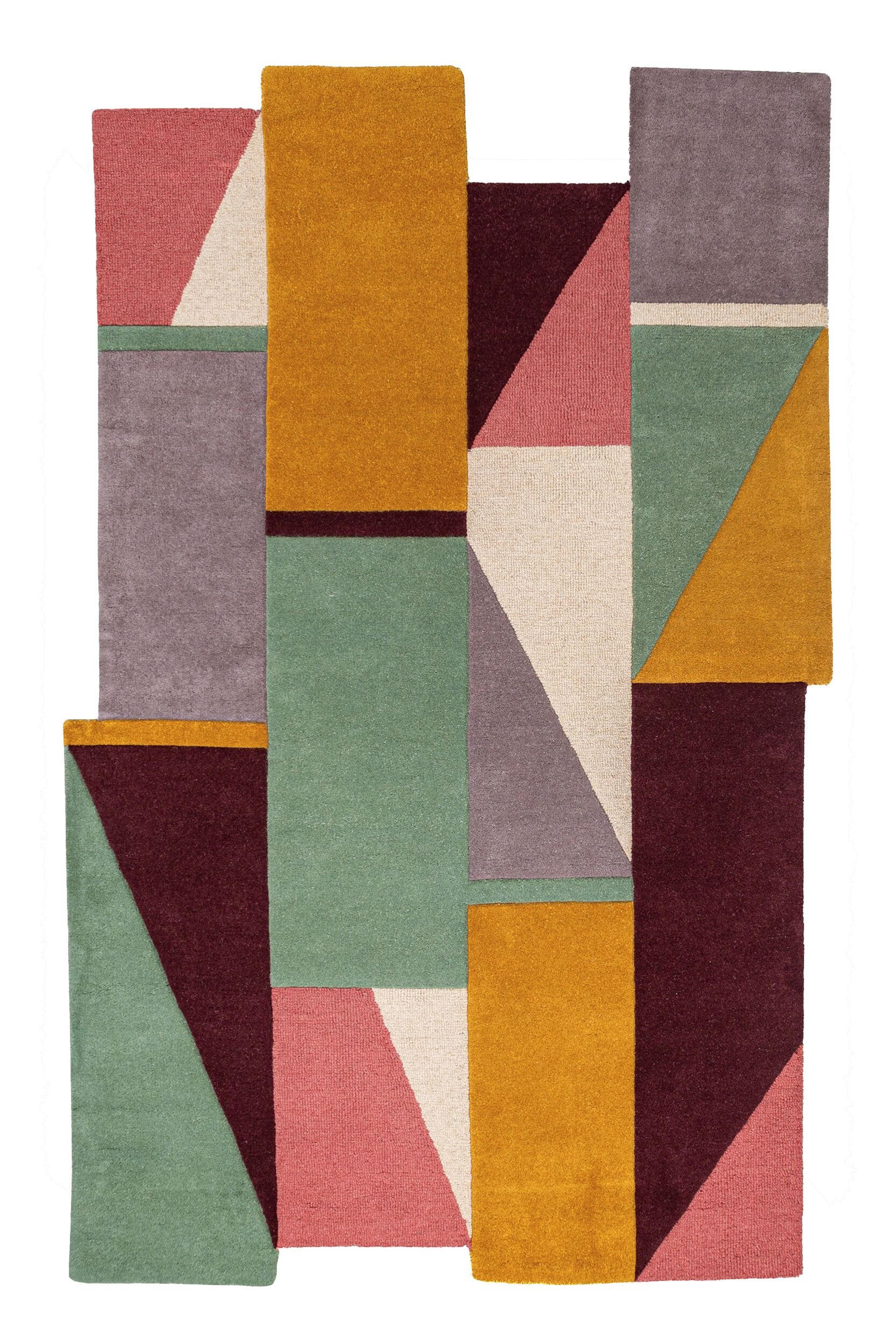 WOLLTEPPICH HALLEIN, abstrakt, Pastell, 200 x 290 cm - Multicolor, Textil (200/290cm) - KADIMA DESIGN