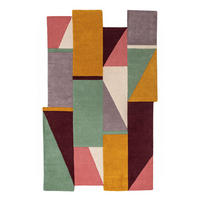 WOLLTEPPICH HALLEIN, abstrakt, Pastell, 200 x 290 cm - Multicolor, Textil (200/290cm) - KADIMA DESIGN