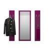 GARDEROBE Spot Brombeer Hochglanz - Brombeere, Holzwerkstoff (120/140/2cm) - Vladon