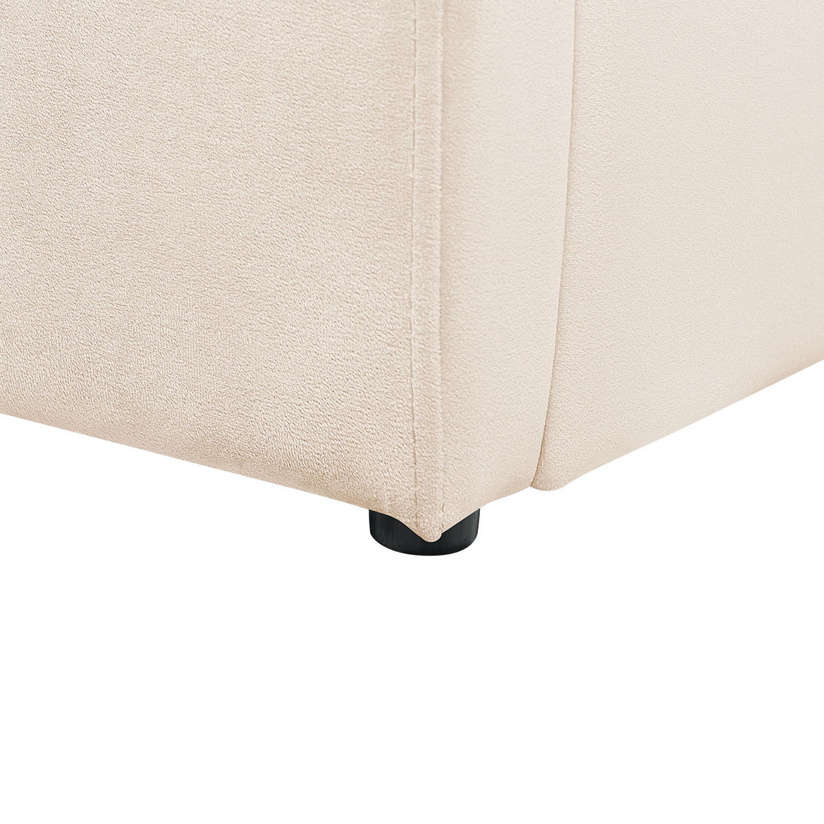 POLSTERBETT 90/200 cm Beige Anet - Beige, Textil (90/200cm) - Beliani
