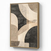 NÁSTĚNNÁ LAMPA S AKUMULÁTOREM Abstraktní - Tvary - Moderní - Béžová 60x90 cm - šedá, kompozitní dřevo (60/90/8cm) - OnlyWow