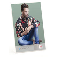 BILDERRAHMEN Kunstglas Rahmen 15X20 cm Hochformat - Transparent, Glas (15/20.3/7.6cm) - walther design