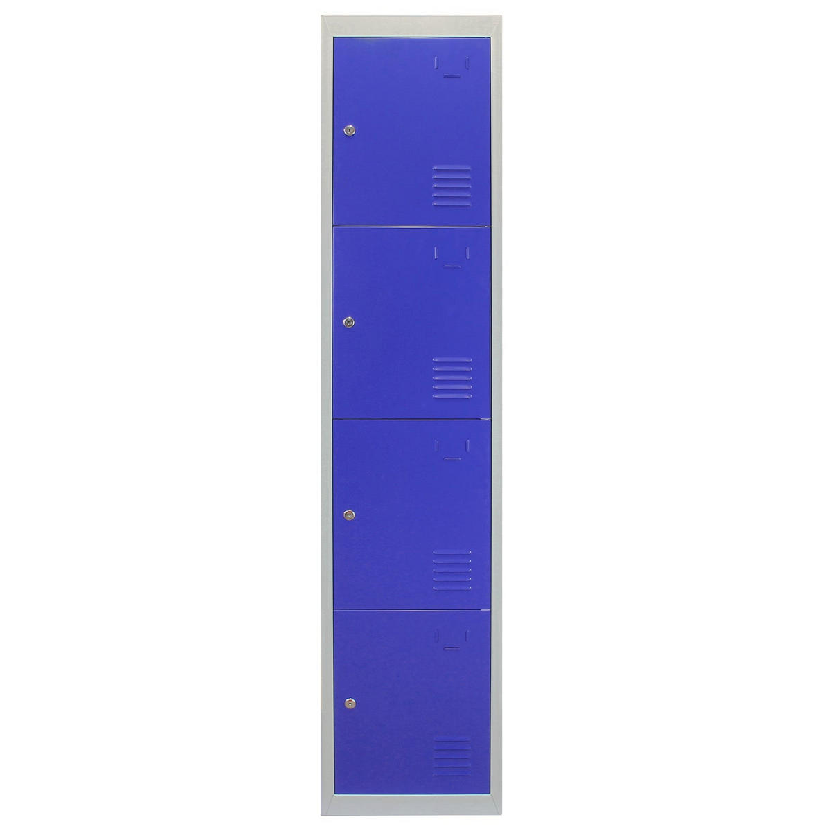 STAHLSPIND 4-türig Blau - Blau, Metall (38/180/45cm)