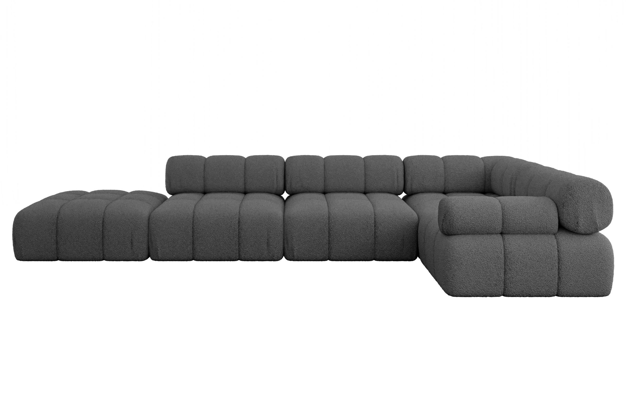 Altdecor Ecksofa Grau 380x190 cm