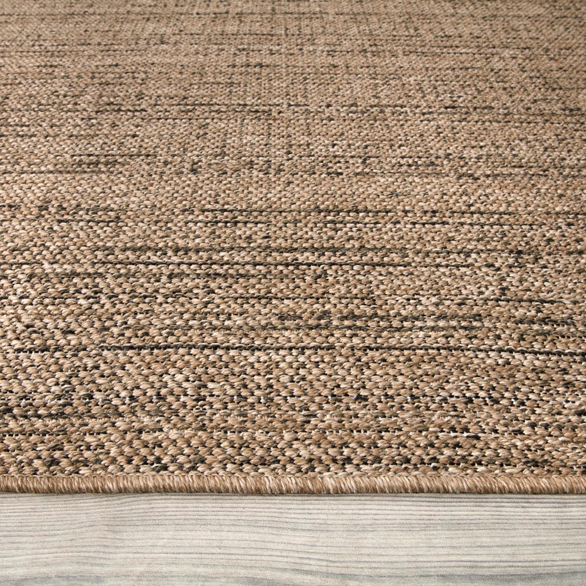 FLACHWEBTEPPICH, meliert, aus Polypropylen, Beige, 160 x 220 cm - Beige, Textil (220/160cm) - KADIMA DESIGN
