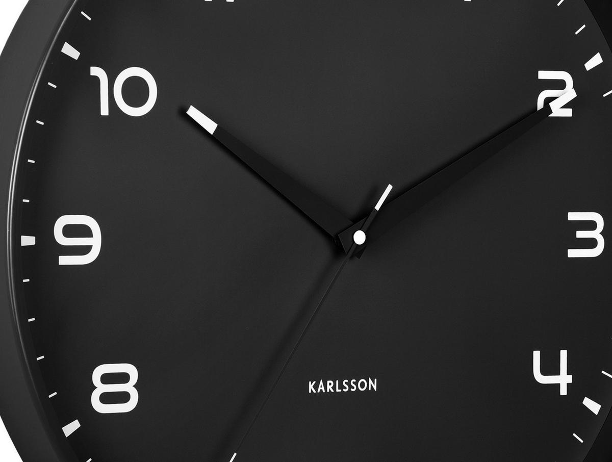WANDUHR Orgullo Ø40 cm - Schwarz, Metall (40/4.3/40cm) - Karlsson